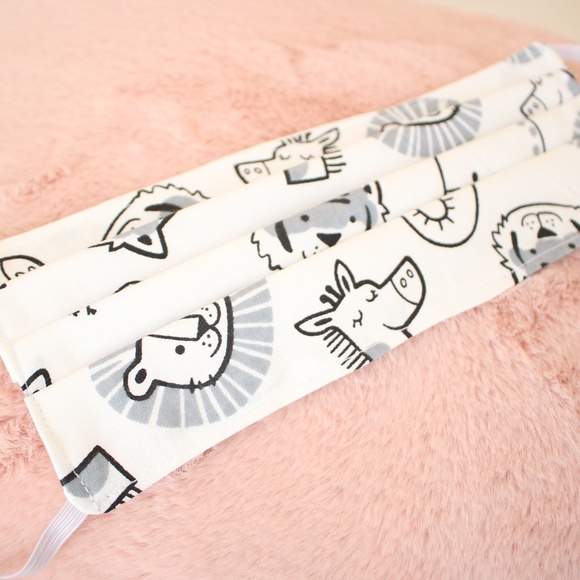 Animals Cute Reusable Face Mask Cover Double Layer - Picture 3 of 8